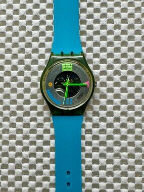 Swatch Watch Computrip GN108 Vintage 1990